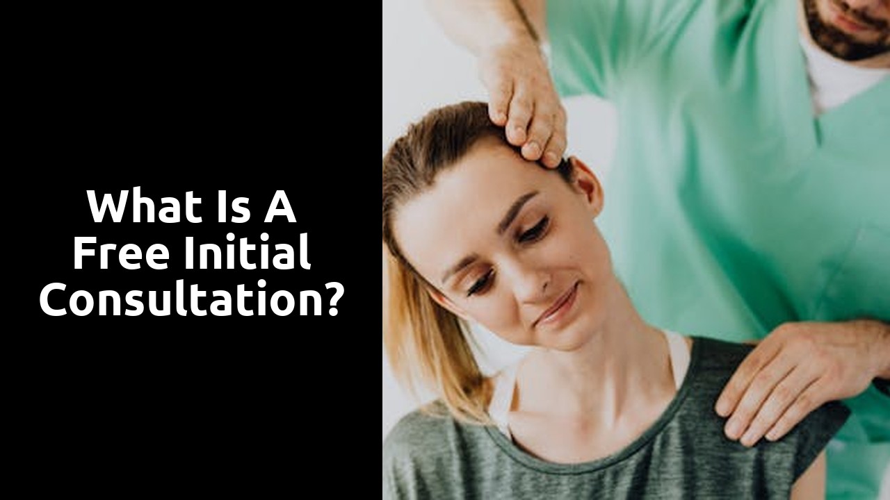 What is a free initial consultation?